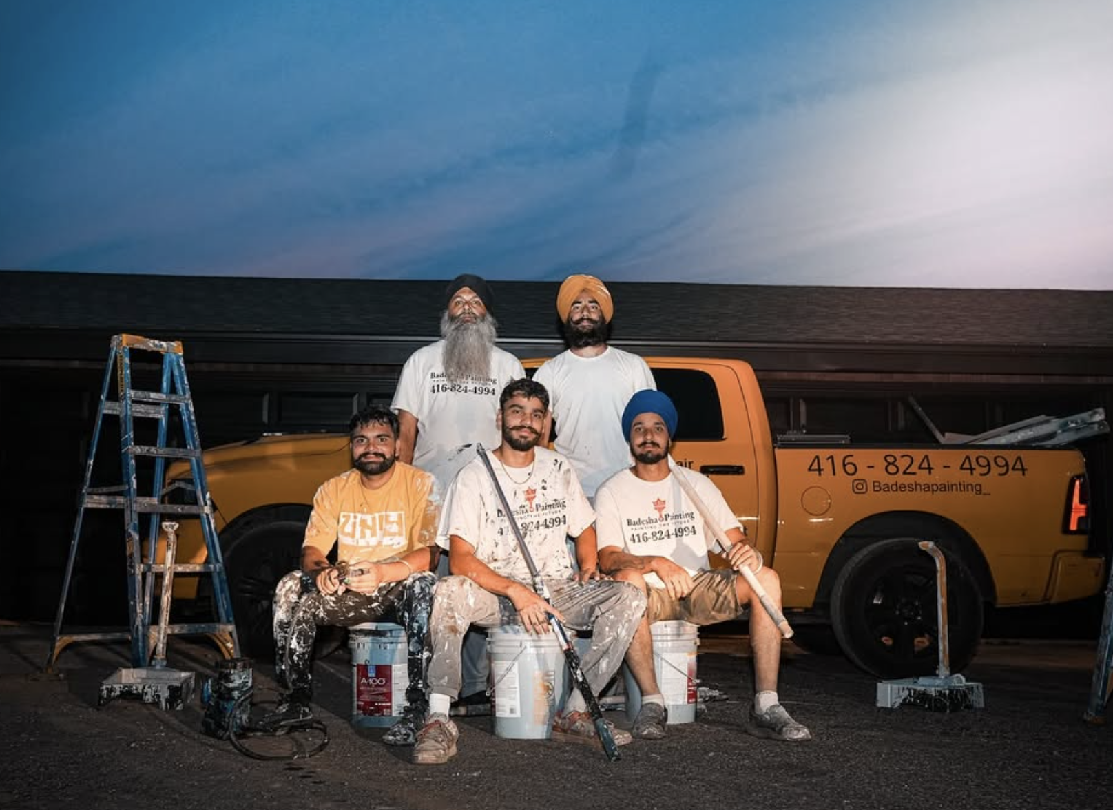Badesha Painting team — professional painters at work